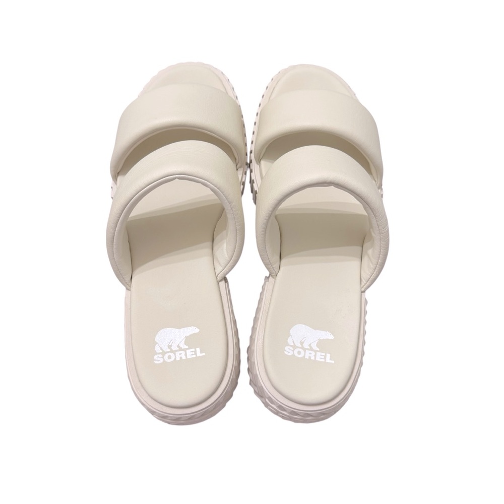 NEW SOREL women's ona streetworks slide sandals in chalk Sz‎ 8.5 - Picture 6 of 12